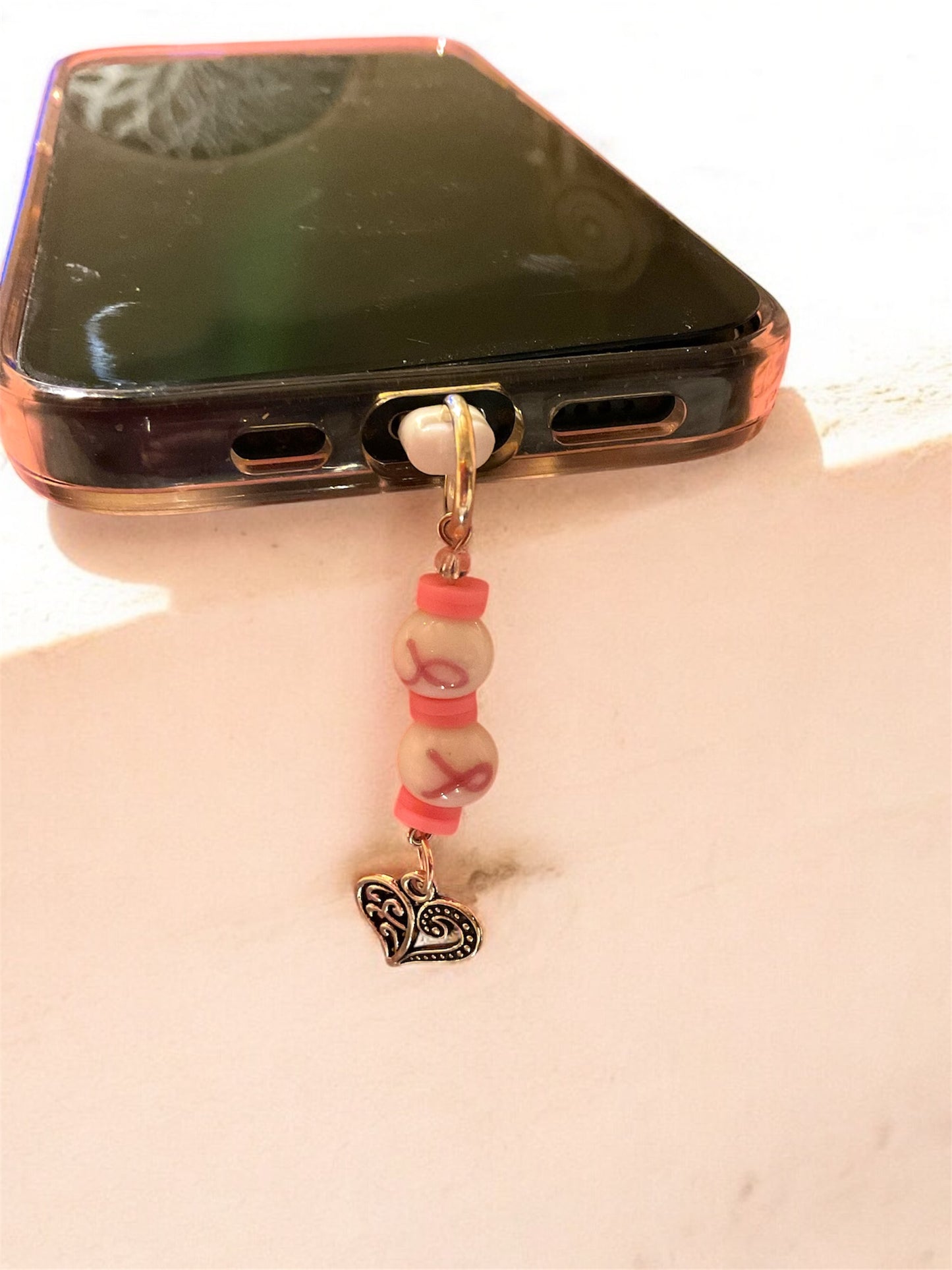 Iphone or Android Bow Dust Charm cover