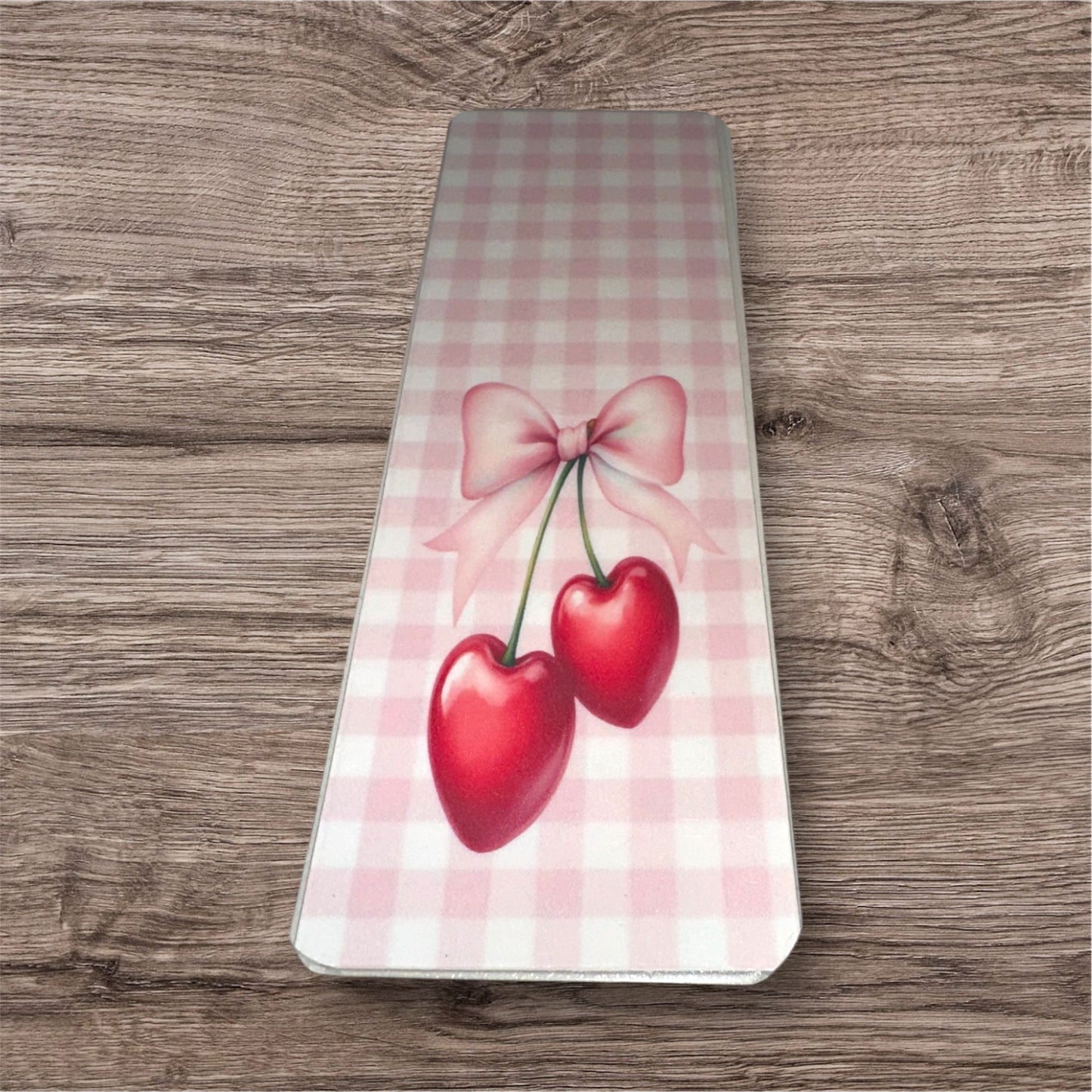 Cherry Bow Bookmark