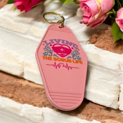 Retro Motel Keychains