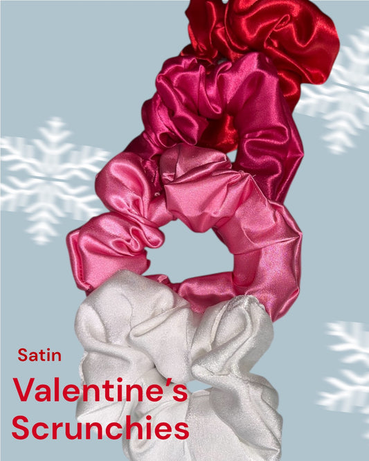 Satin Hair Scrunchies