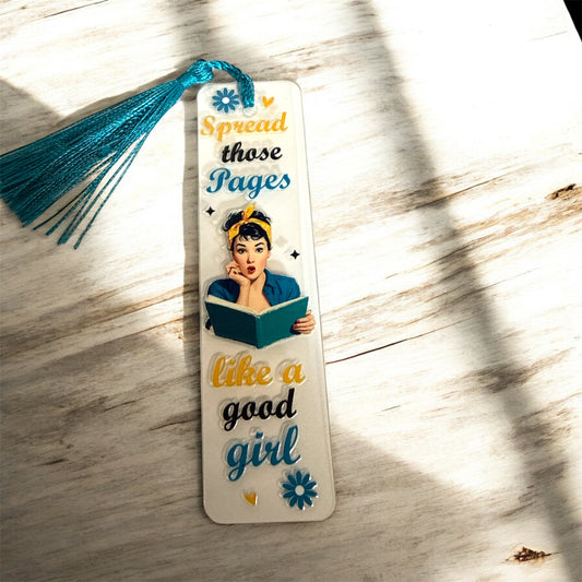 Book Lovers Acrylic Bookmarks