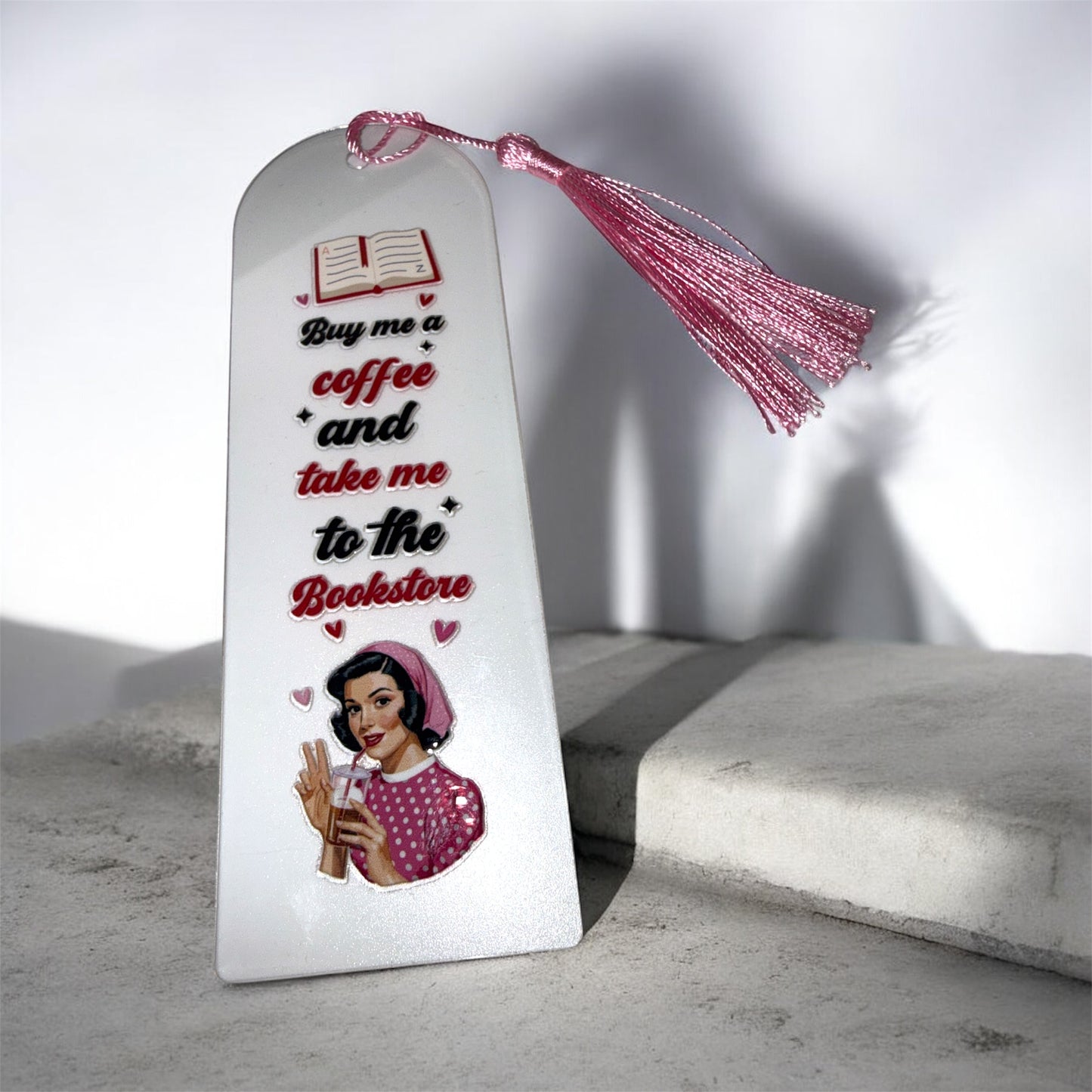 Book Lovers Acrylic Bookmarks