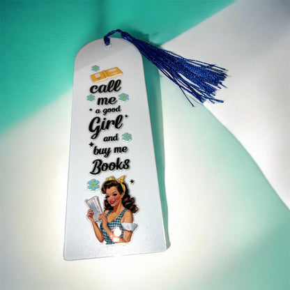 Book Lovers Acrylic Bookmarks