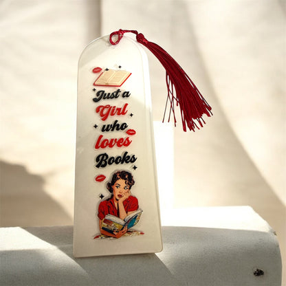 Book Lovers Acrylic Bookmarks