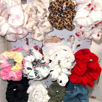 Knit Scrunchies